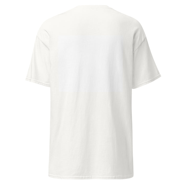 White T-shirt with the Nigerian flag and 'YO SOY' text, back view.