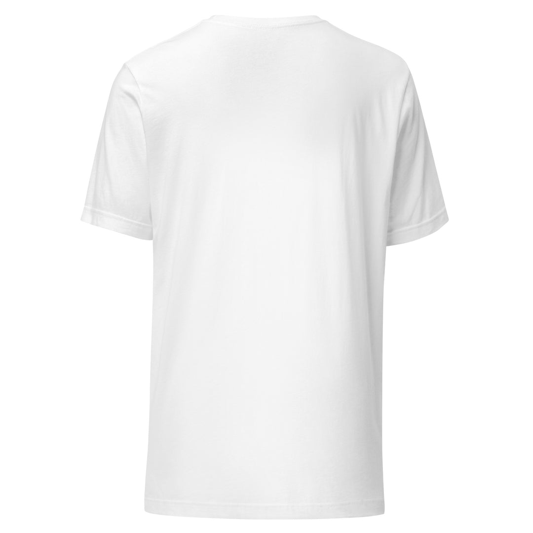 White T-shirt with the Liberian flag and 'YO SOY' text, back view.